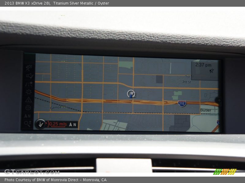 Titanium Silver Metallic / Oyster 2013 BMW X3 xDrive 28i