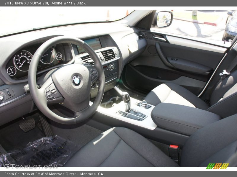 Alpine White / Black 2013 BMW X3 xDrive 28i