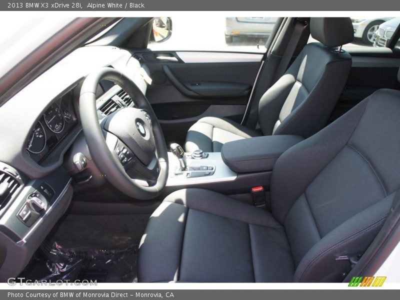 Alpine White / Black 2013 BMW X3 xDrive 28i