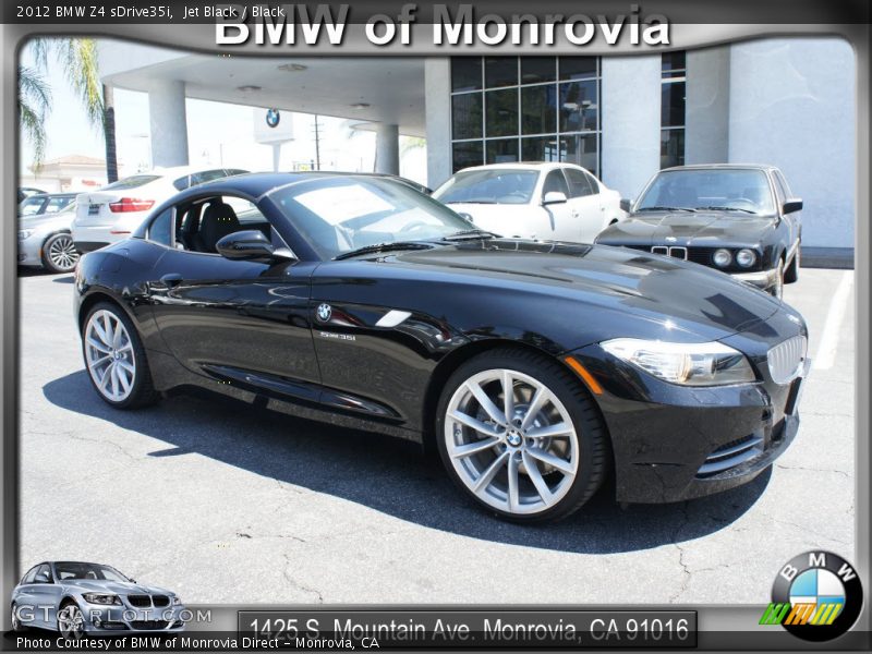 Jet Black / Black 2012 BMW Z4 sDrive35i