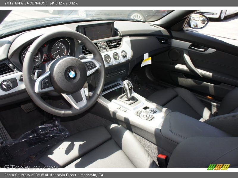 Black Interior - 2012 Z4 sDrive35i 