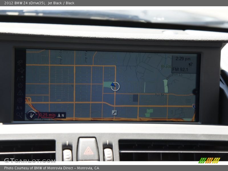 Navigation of 2012 Z4 sDrive35i