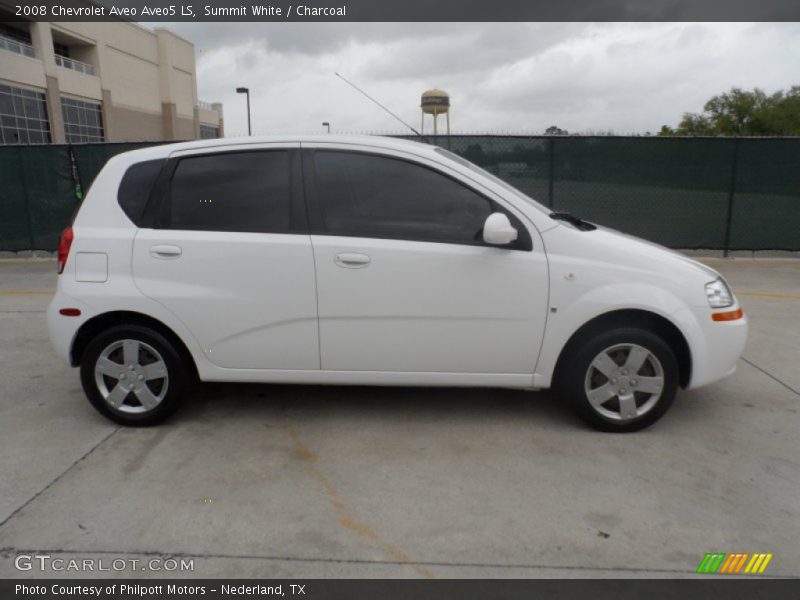 Summit White / Charcoal 2008 Chevrolet Aveo Aveo5 LS