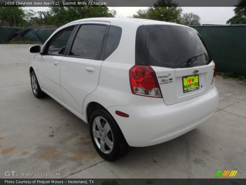 Summit White / Charcoal 2008 Chevrolet Aveo Aveo5 LS