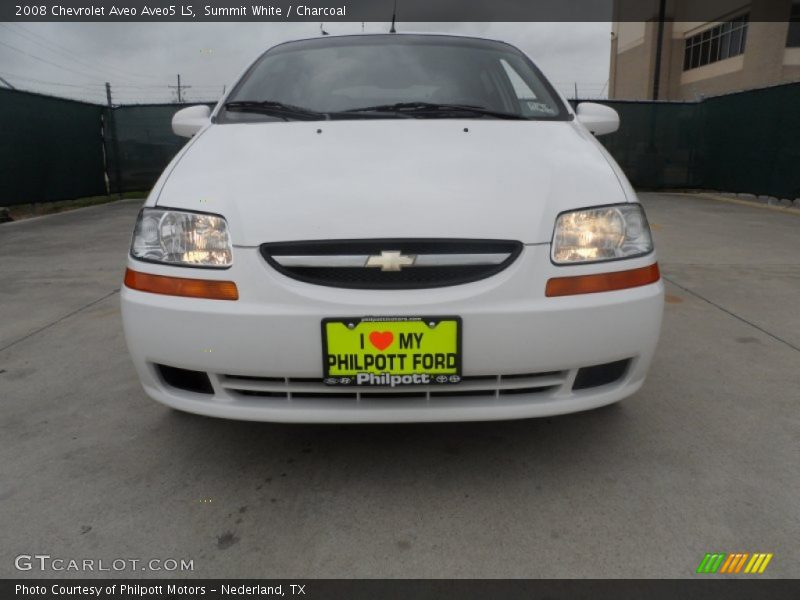 Summit White / Charcoal 2008 Chevrolet Aveo Aveo5 LS
