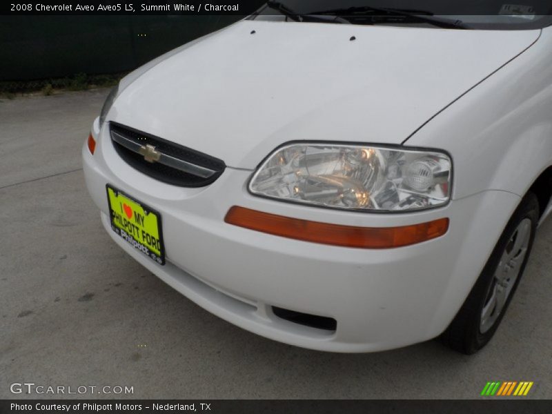 Summit White / Charcoal 2008 Chevrolet Aveo Aveo5 LS