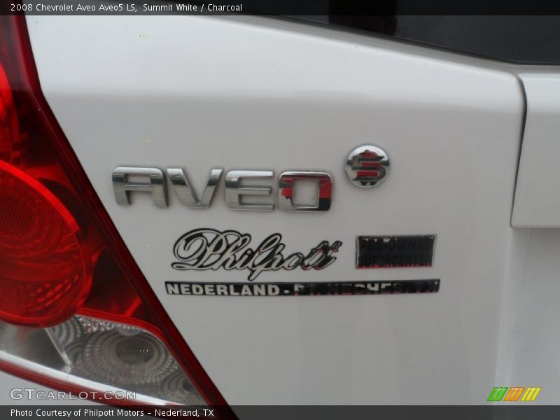 Summit White / Charcoal 2008 Chevrolet Aveo Aveo5 LS