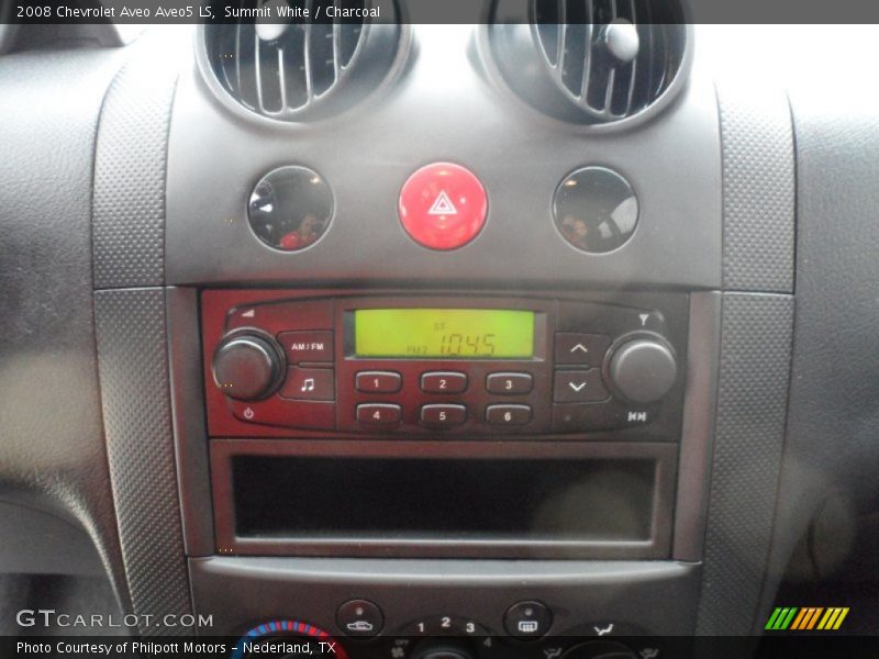 Summit White / Charcoal 2008 Chevrolet Aveo Aveo5 LS