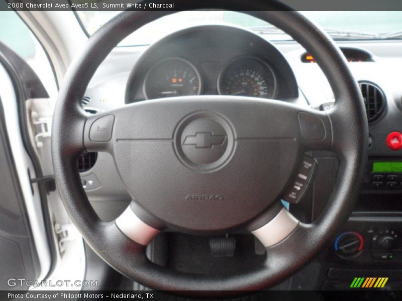 Summit White / Charcoal 2008 Chevrolet Aveo Aveo5 LS