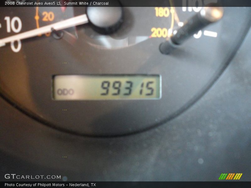 Summit White / Charcoal 2008 Chevrolet Aveo Aveo5 LS