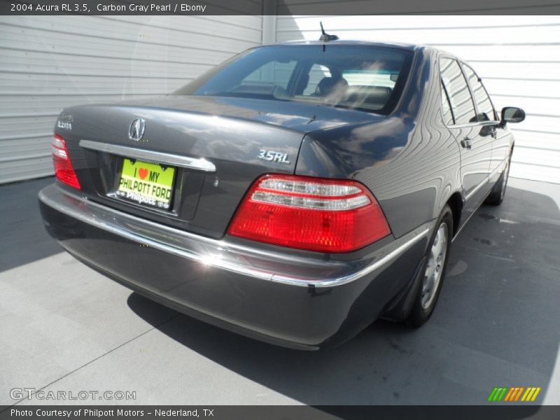 Carbon Gray Pearl / Ebony 2004 Acura RL 3.5