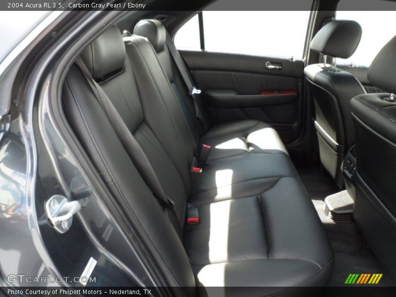 Rear Seat of 2004 RL 3.5