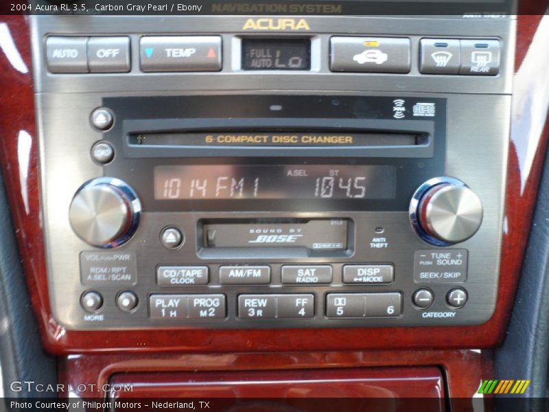 Audio System of 2004 RL 3.5