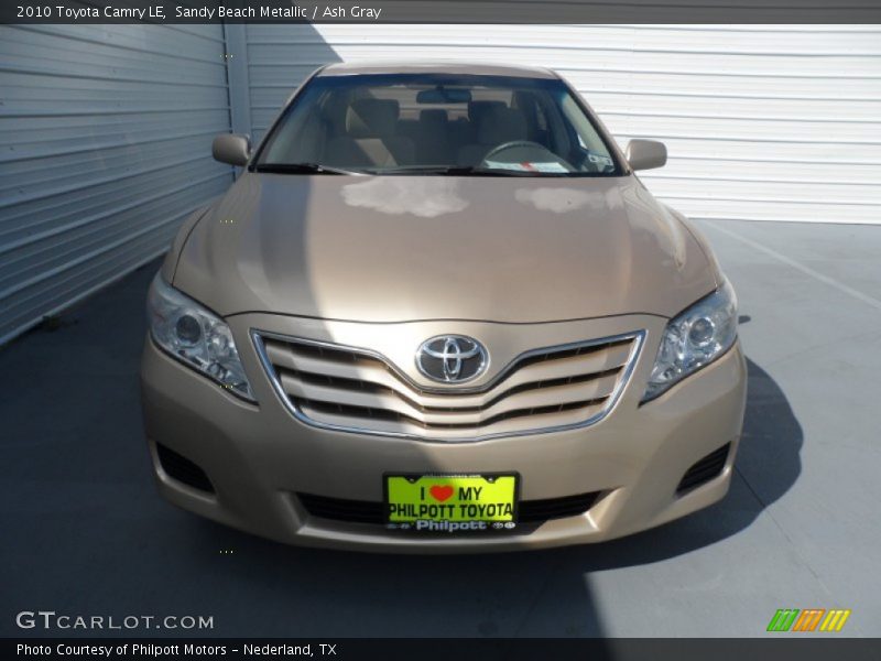 Sandy Beach Metallic / Ash Gray 2010 Toyota Camry LE