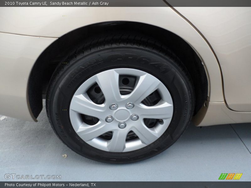 Sandy Beach Metallic / Ash Gray 2010 Toyota Camry LE