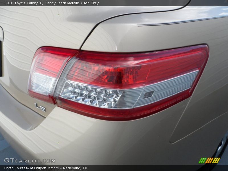 Sandy Beach Metallic / Ash Gray 2010 Toyota Camry LE