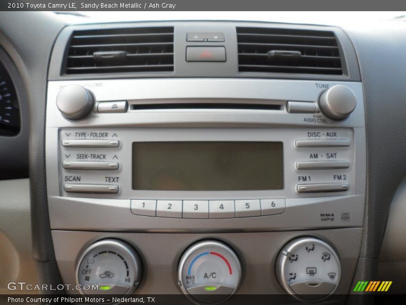 Sandy Beach Metallic / Ash Gray 2010 Toyota Camry LE