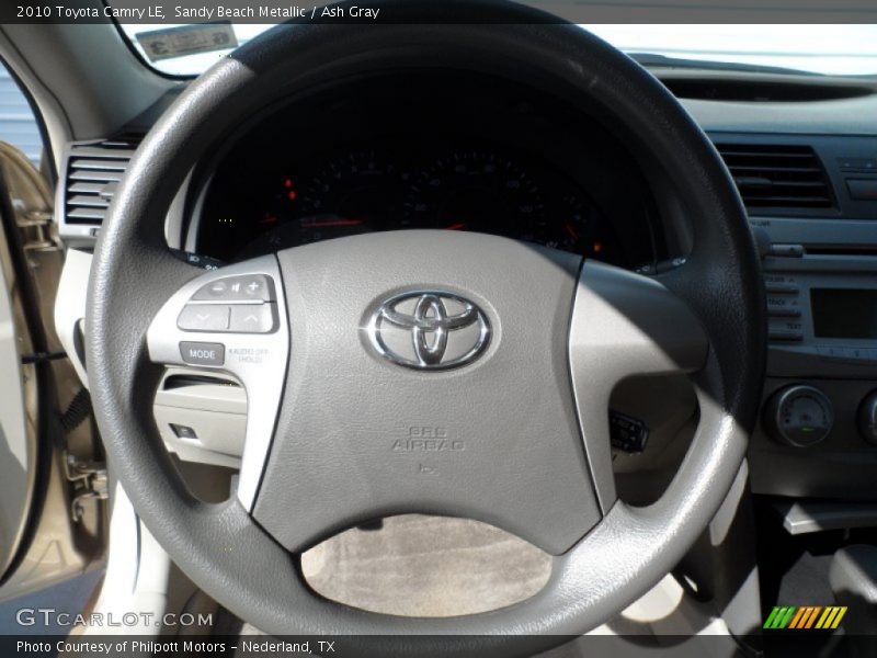 Sandy Beach Metallic / Ash Gray 2010 Toyota Camry LE