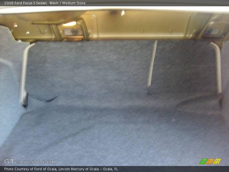 Black / Medium Stone 2008 Ford Focus S Sedan