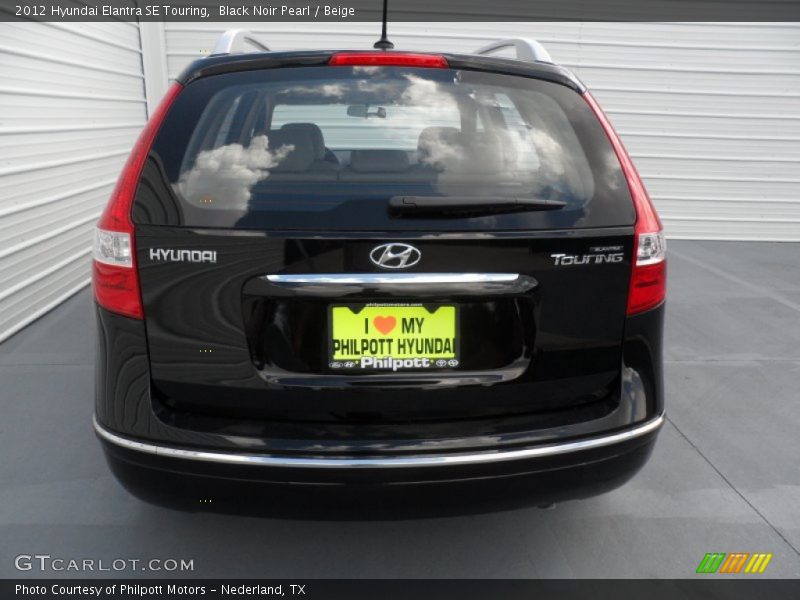 Black Noir Pearl / Beige 2012 Hyundai Elantra SE Touring