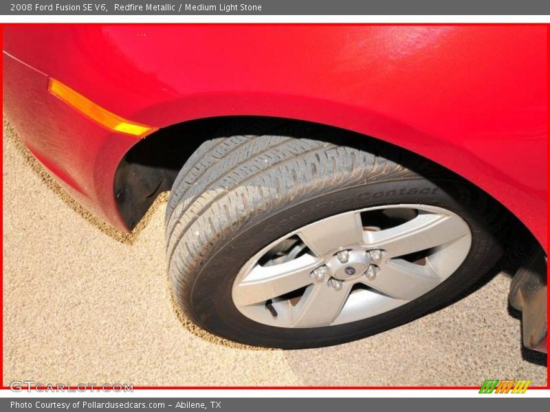 Redfire Metallic / Medium Light Stone 2008 Ford Fusion SE V6
