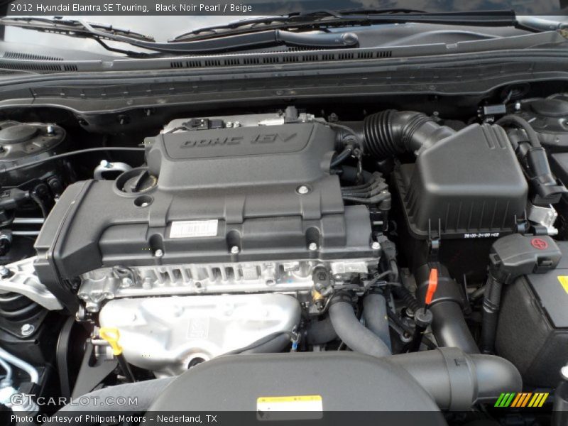 Black Noir Pearl / Beige 2012 Hyundai Elantra SE Touring