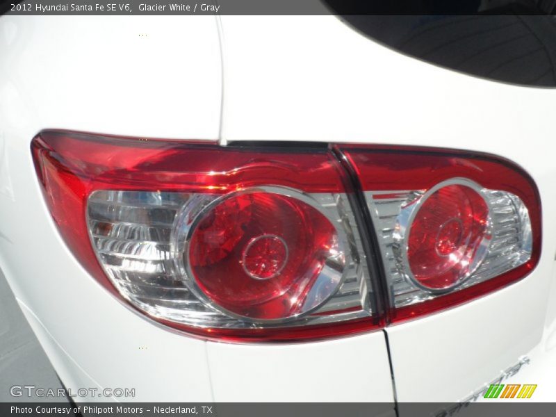 Glacier White / Gray 2012 Hyundai Santa Fe SE V6