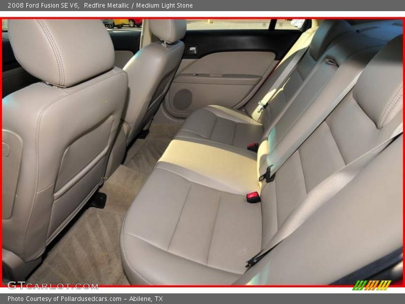 Redfire Metallic / Medium Light Stone 2008 Ford Fusion SE V6