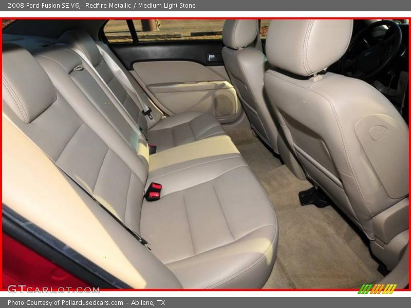 Redfire Metallic / Medium Light Stone 2008 Ford Fusion SE V6