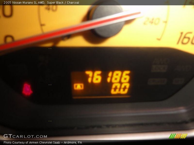 Super Black / Charcoal 2005 Nissan Murano SL AWD