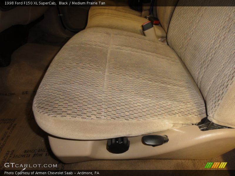 Black / Medium Prairie Tan 1998 Ford F150 XL SuperCab