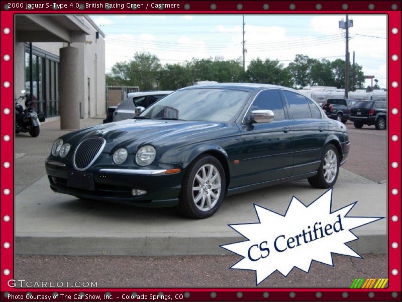 British Racing Green / Cashmere 2000 Jaguar S-Type 4.0
