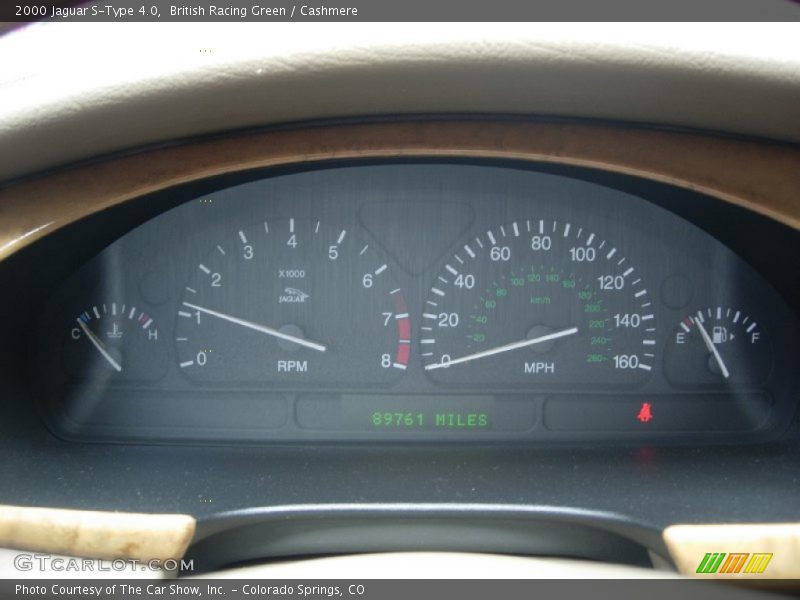 British Racing Green / Cashmere 2000 Jaguar S-Type 4.0