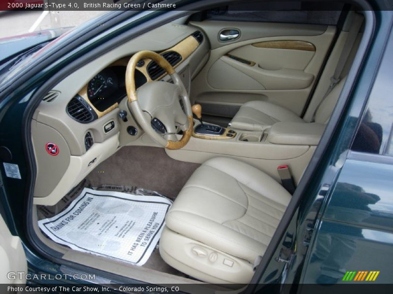 British Racing Green / Cashmere 2000 Jaguar S-Type 4.0