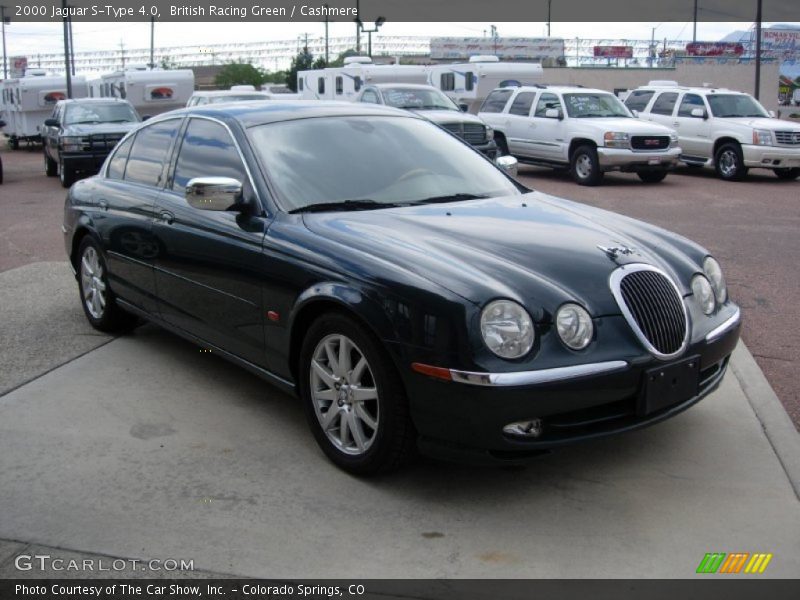 British Racing Green / Cashmere 2000 Jaguar S-Type 4.0