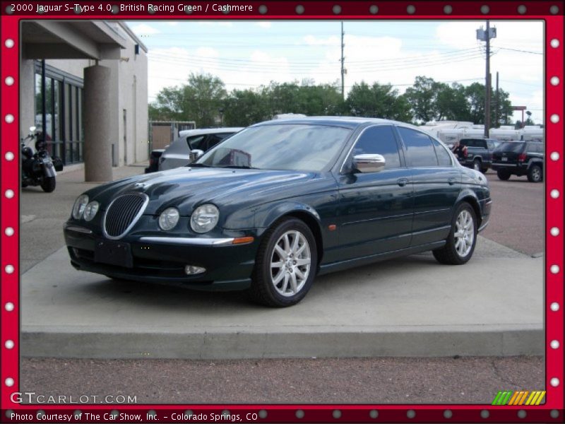 British Racing Green / Cashmere 2000 Jaguar S-Type 4.0