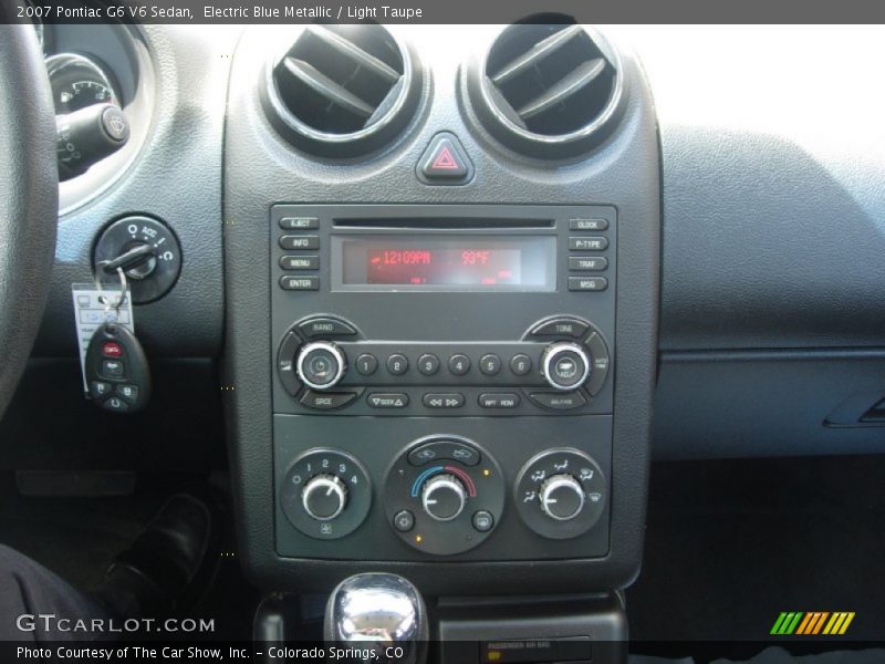 Electric Blue Metallic / Light Taupe 2007 Pontiac G6 V6 Sedan