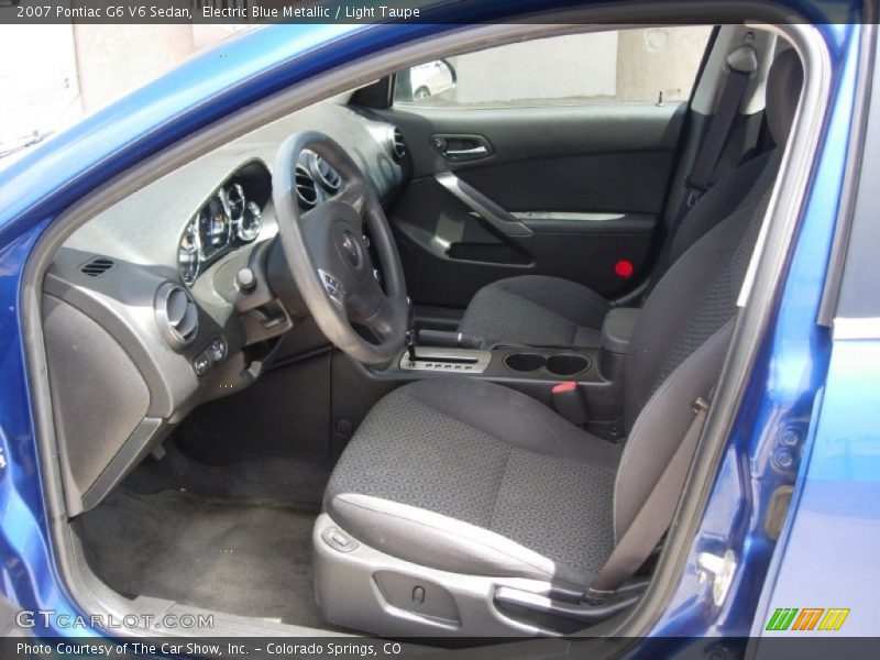 Electric Blue Metallic / Light Taupe 2007 Pontiac G6 V6 Sedan