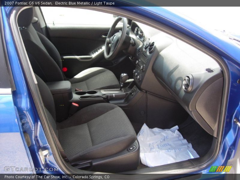Electric Blue Metallic / Light Taupe 2007 Pontiac G6 V6 Sedan
