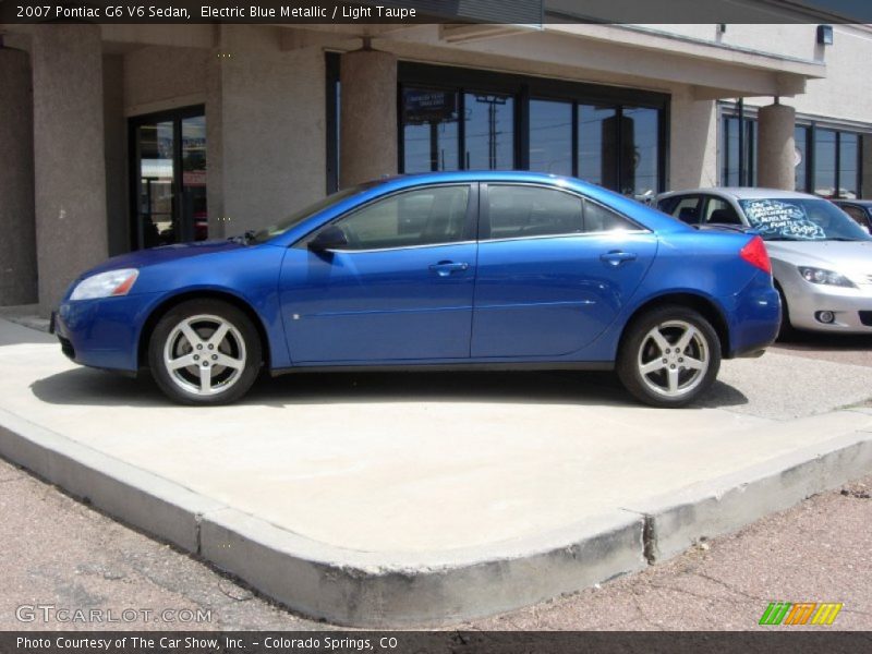 Electric Blue Metallic / Light Taupe 2007 Pontiac G6 V6 Sedan