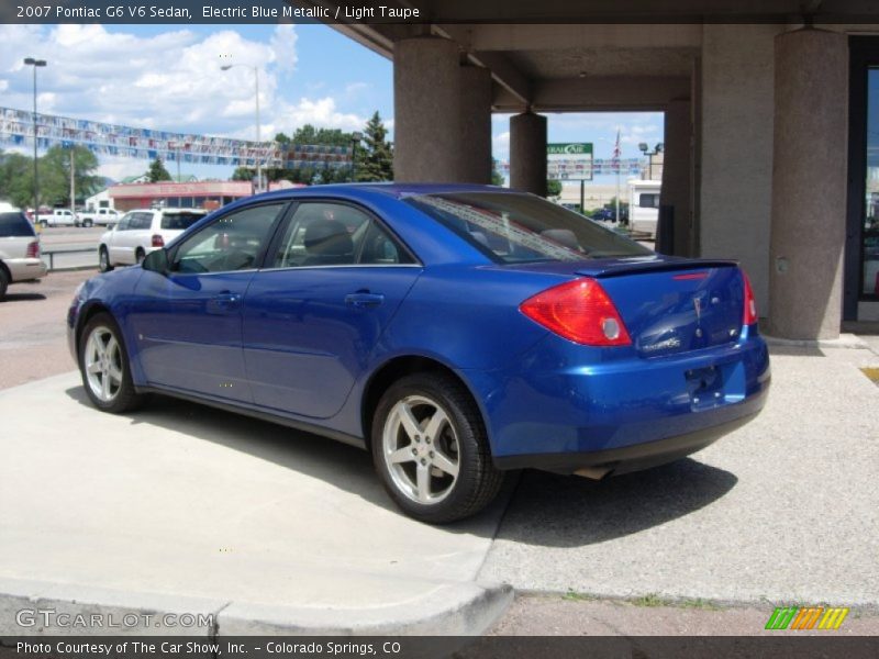 Electric Blue Metallic / Light Taupe 2007 Pontiac G6 V6 Sedan