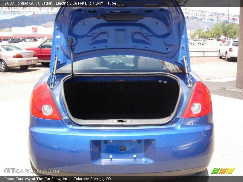 Electric Blue Metallic / Light Taupe 2007 Pontiac G6 V6 Sedan