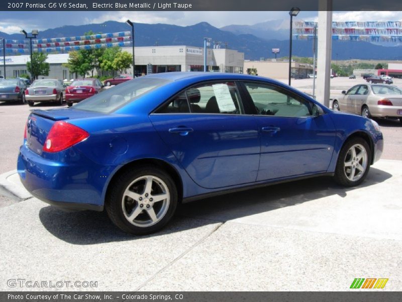 Electric Blue Metallic / Light Taupe 2007 Pontiac G6 V6 Sedan