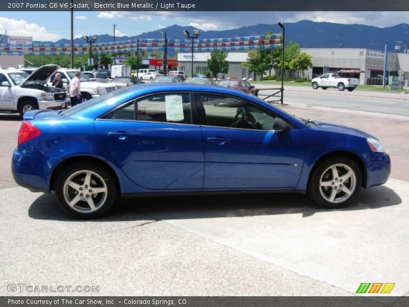 Electric Blue Metallic / Light Taupe 2007 Pontiac G6 V6 Sedan