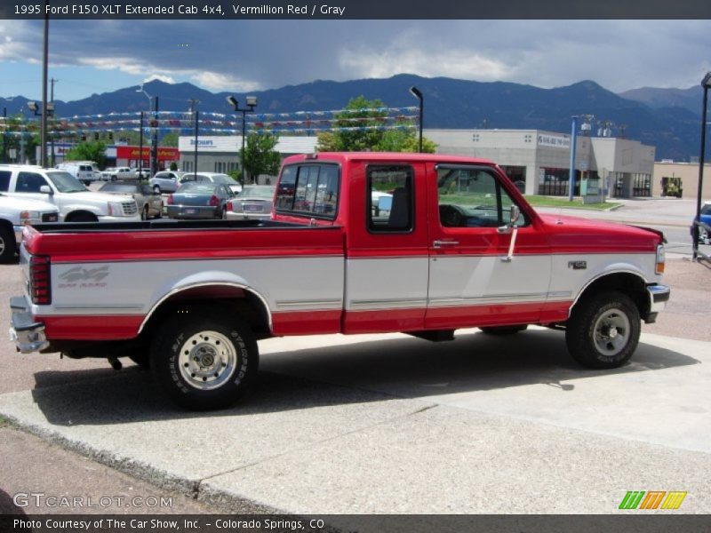  1995 F150 XLT Extended Cab 4x4 Vermillion Red