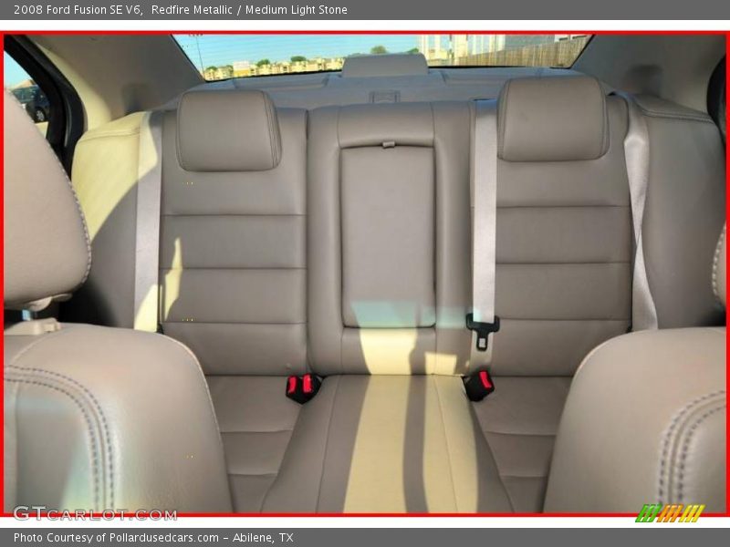 Redfire Metallic / Medium Light Stone 2008 Ford Fusion SE V6