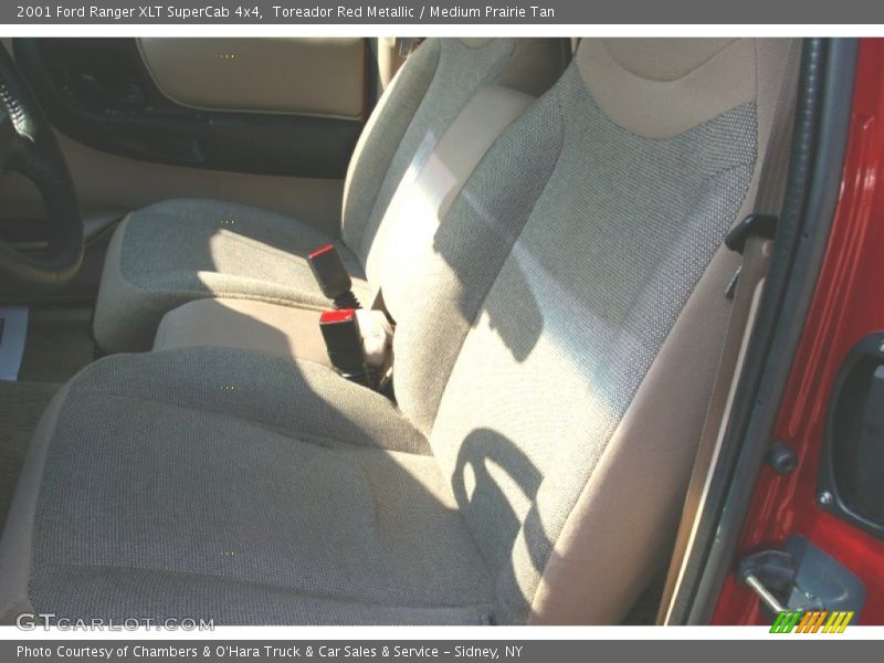 Toreador Red Metallic / Medium Prairie Tan 2001 Ford Ranger XLT SuperCab 4x4