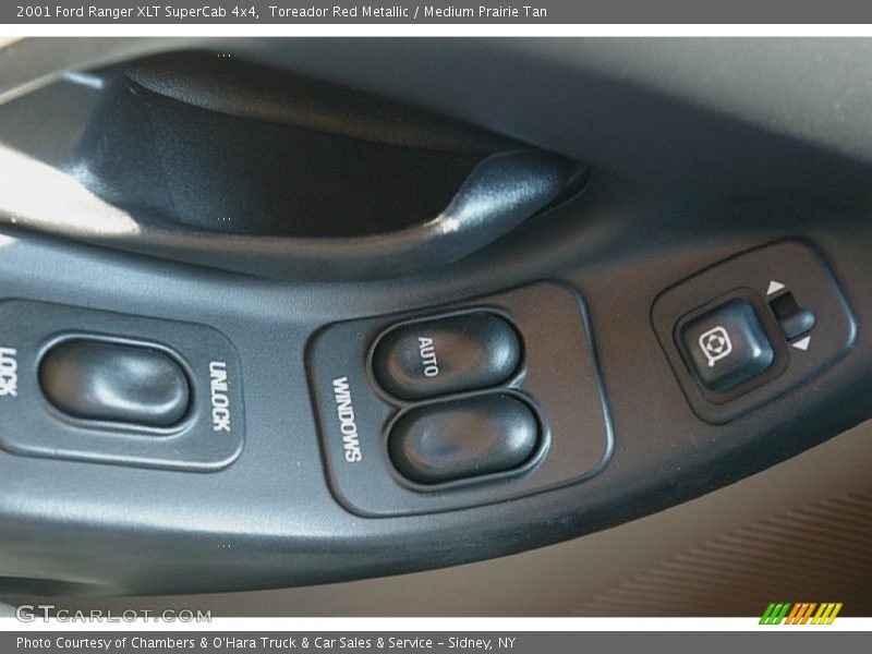 Toreador Red Metallic / Medium Prairie Tan 2001 Ford Ranger XLT SuperCab 4x4