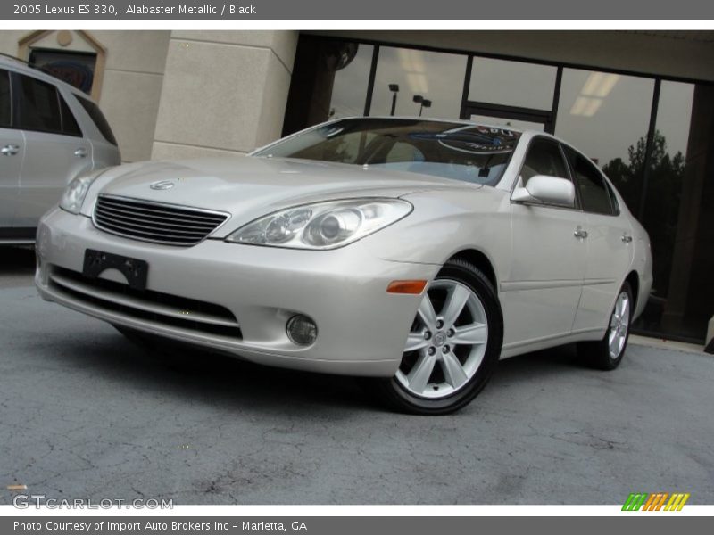 Alabaster Metallic / Black 2005 Lexus ES 330