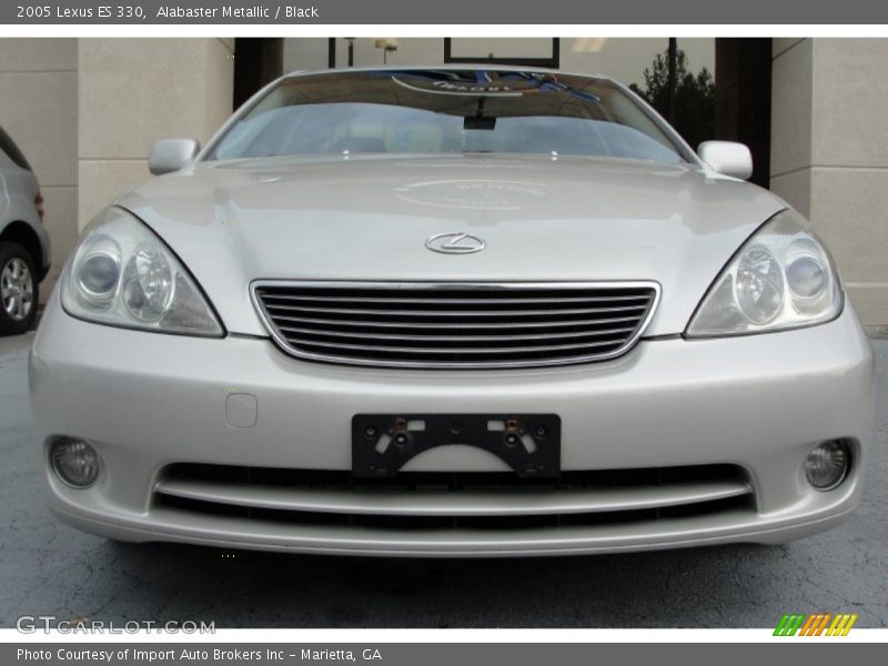 Alabaster Metallic / Black 2005 Lexus ES 330